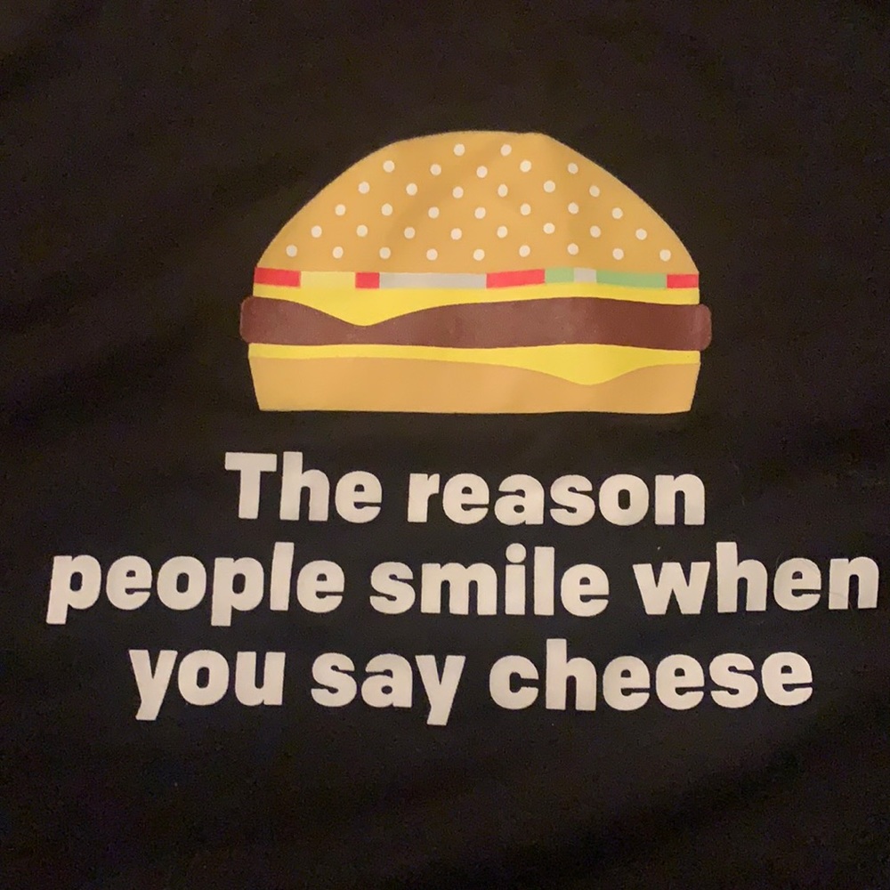 McDonald's 2xl u inform shirt cheese